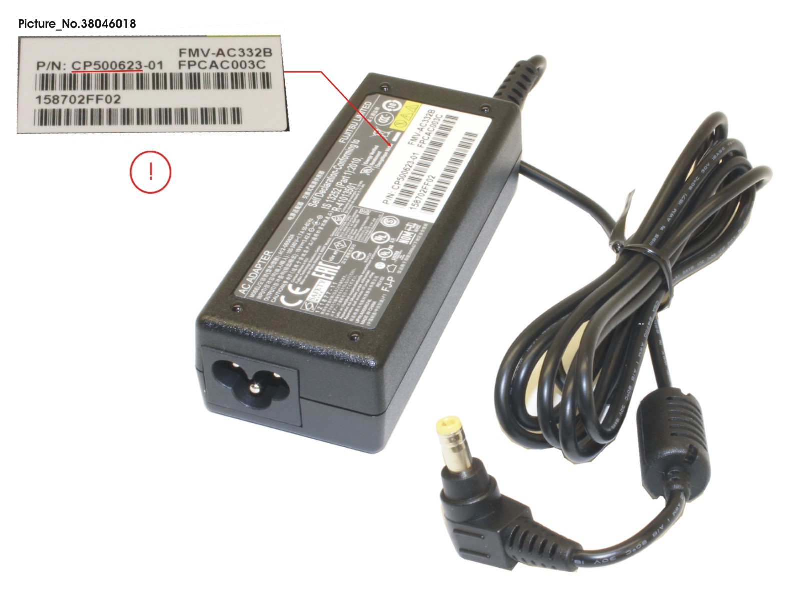 AC-ADAPTER 19V 65W (3-PIN, LUF)