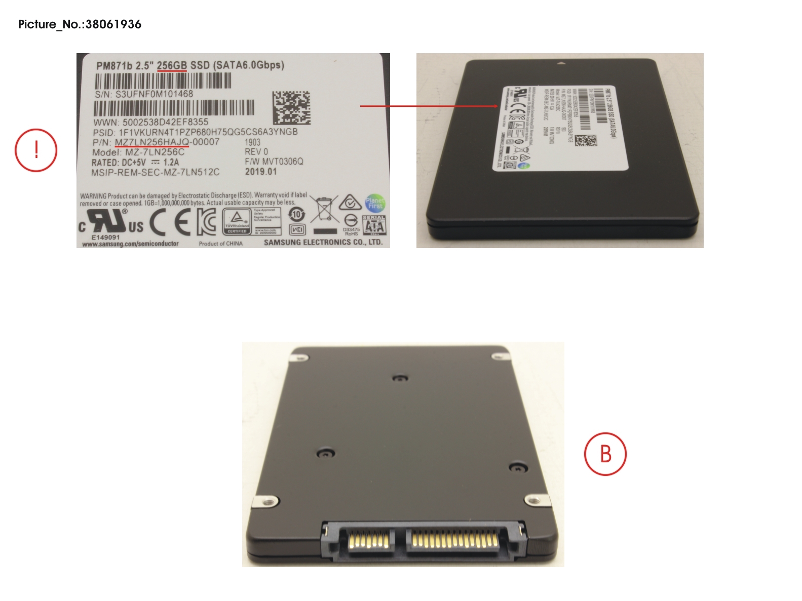 SSD S3 256GB 2.5 SATA/UGS(FDE)SED (7MM) SSD S3 256GB 2.5 SATA/UGS(FDE)SED (7MM)