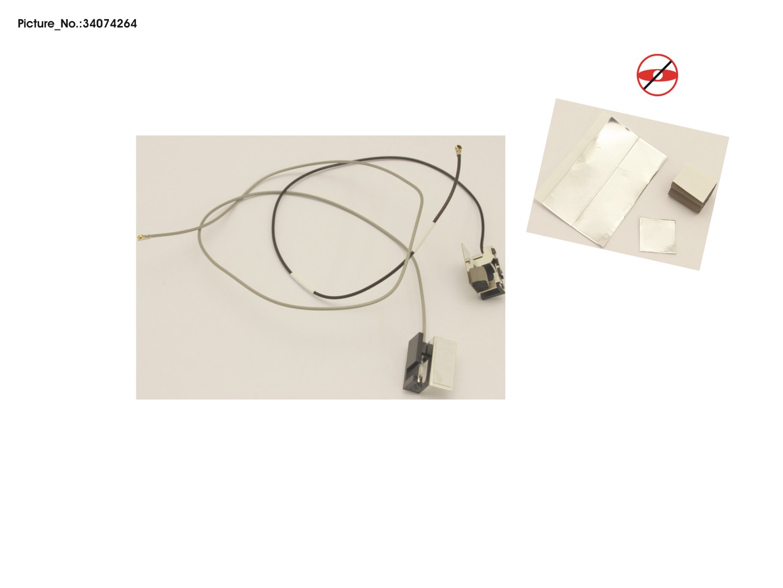 ANTENNA, WLAN L/R ANTENNA, WLAN L/R