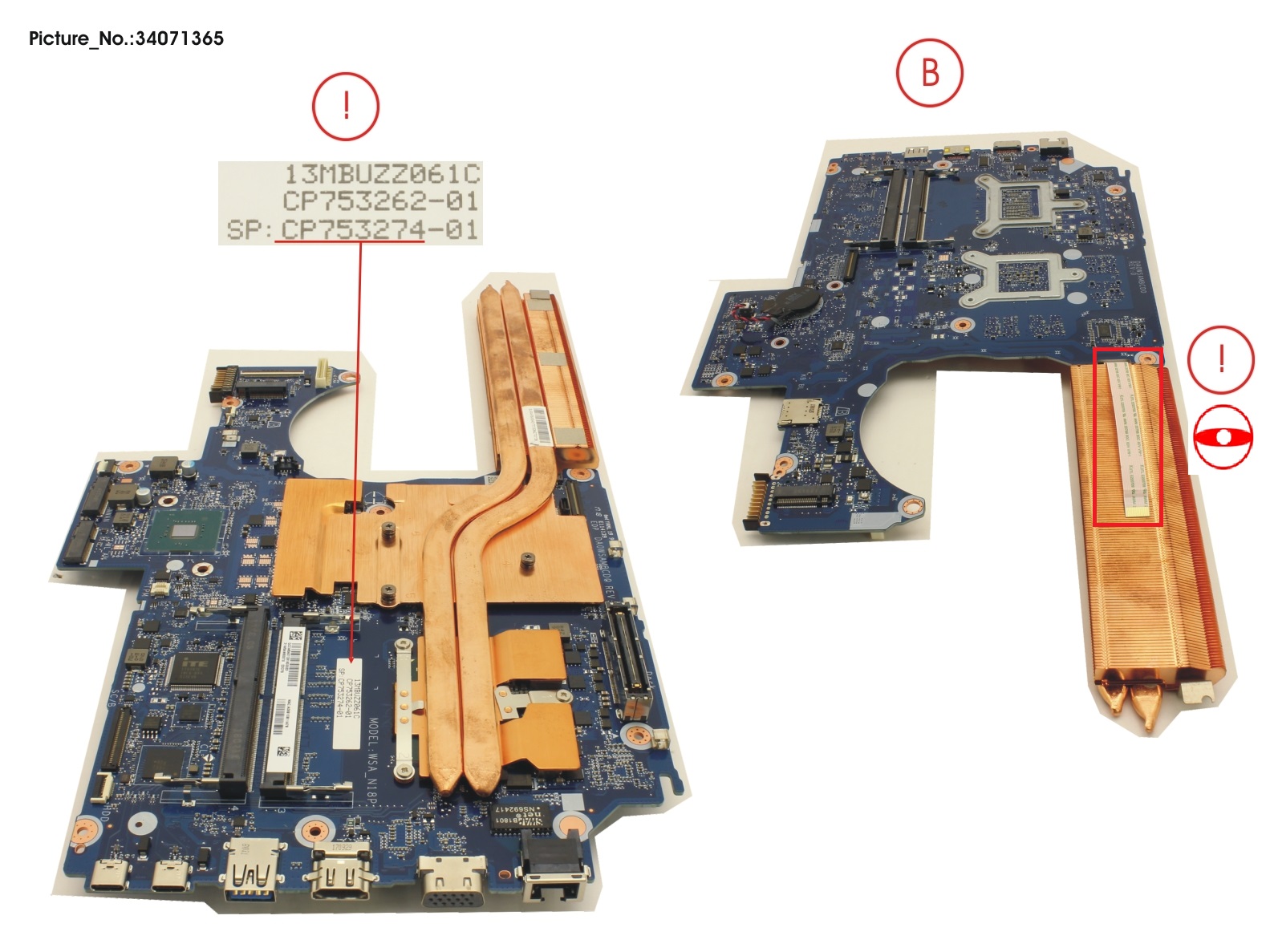 MAINBOARD ASSY I7-8750H P600 N18M-Q3