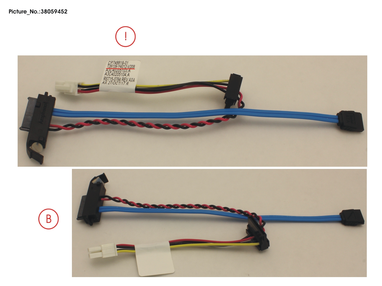 FUJITSU CABLE PWR_DATA_SUMO