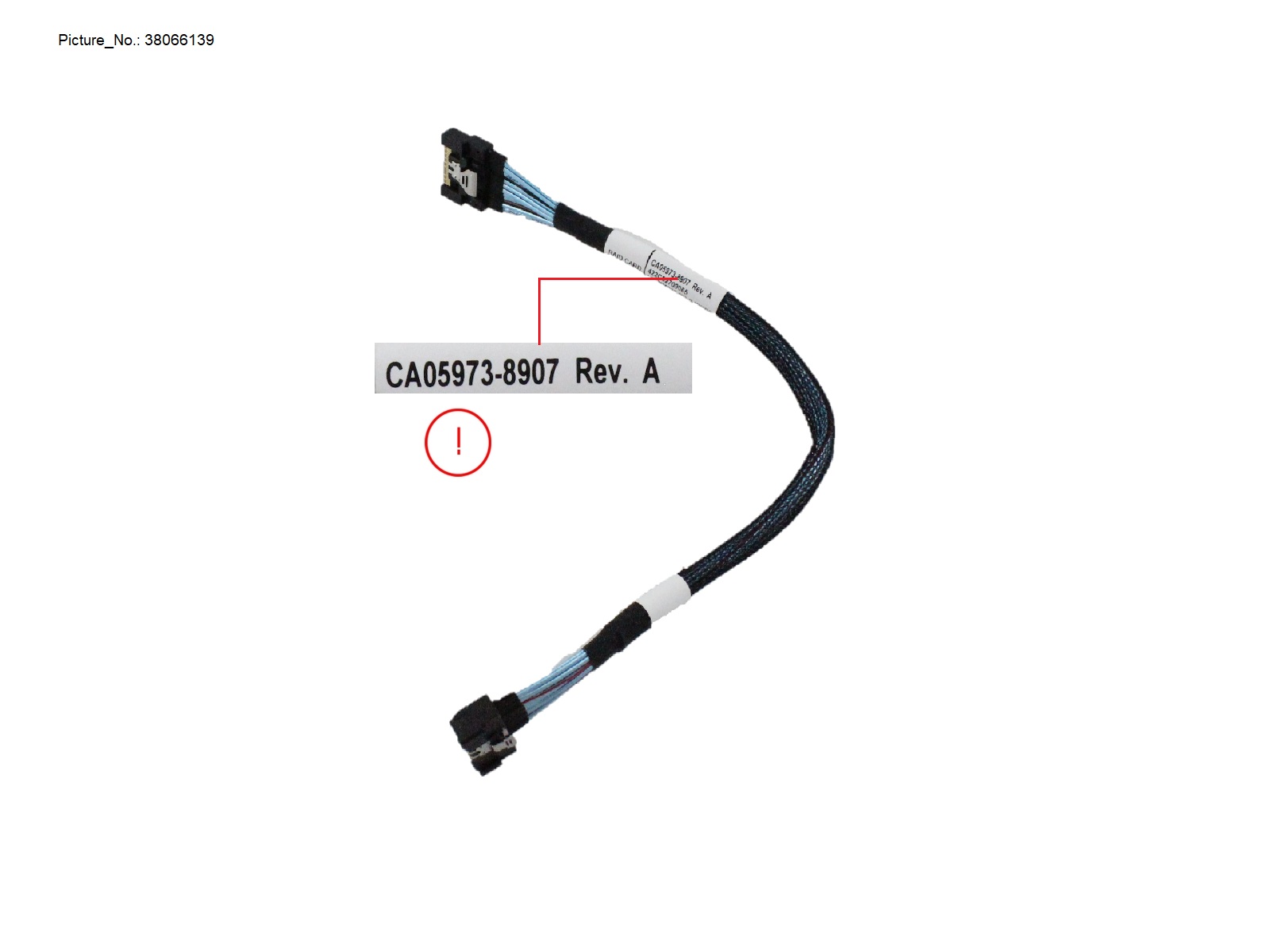 FUJITSU MCIO 8X TO SLIMSAS 8X CABLE (RAID CARD T