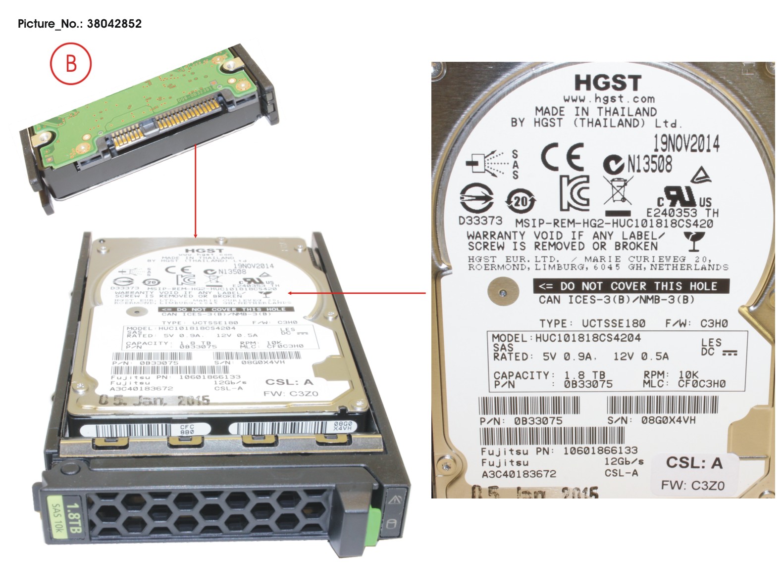 HD SAS 12G 1.8TB 10K 512E HOT PL