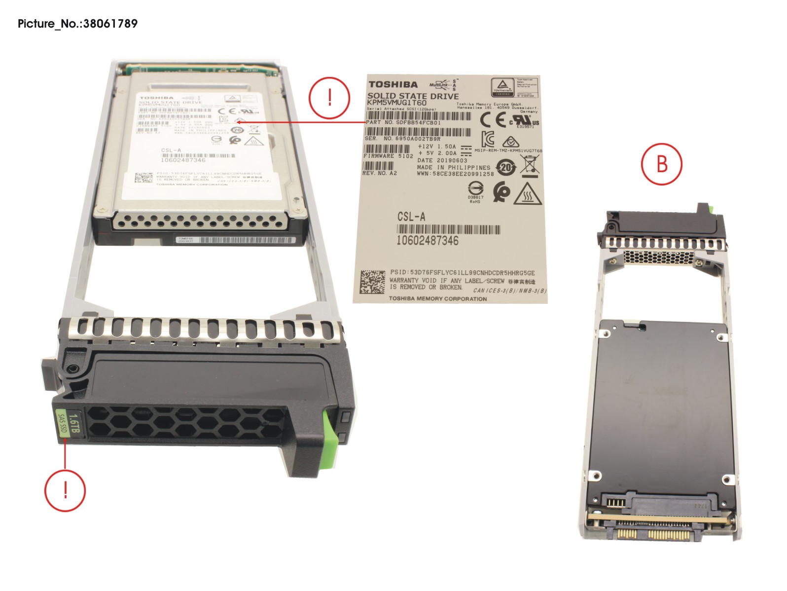 JX40 S2 SED TLC SSD 1.6TB WRITE INT