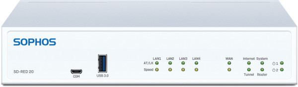 SOPHOS SD-RED 20 Rev1 Appliance - with multi-region power adapter