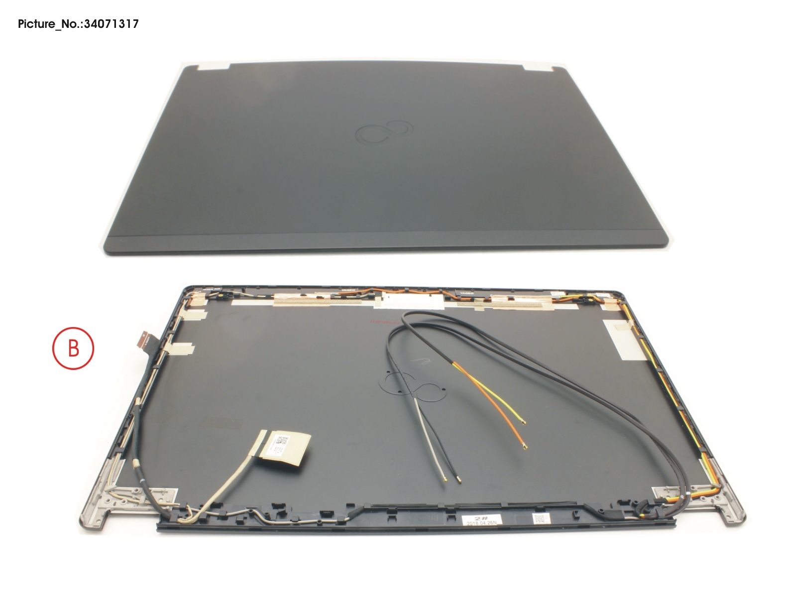 LCD BACK COVER ASSY (UHD)