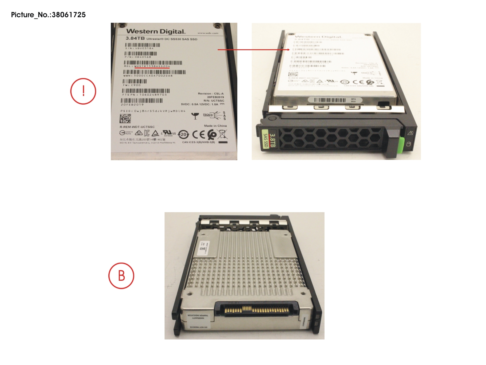 FUJITSU SSD SAS 12G 3.84TB READ-INT. 2.5  H-P EP FUJITSU SSD SAS 12G 3.84TB READ-INT. 2.5  H-P EP
