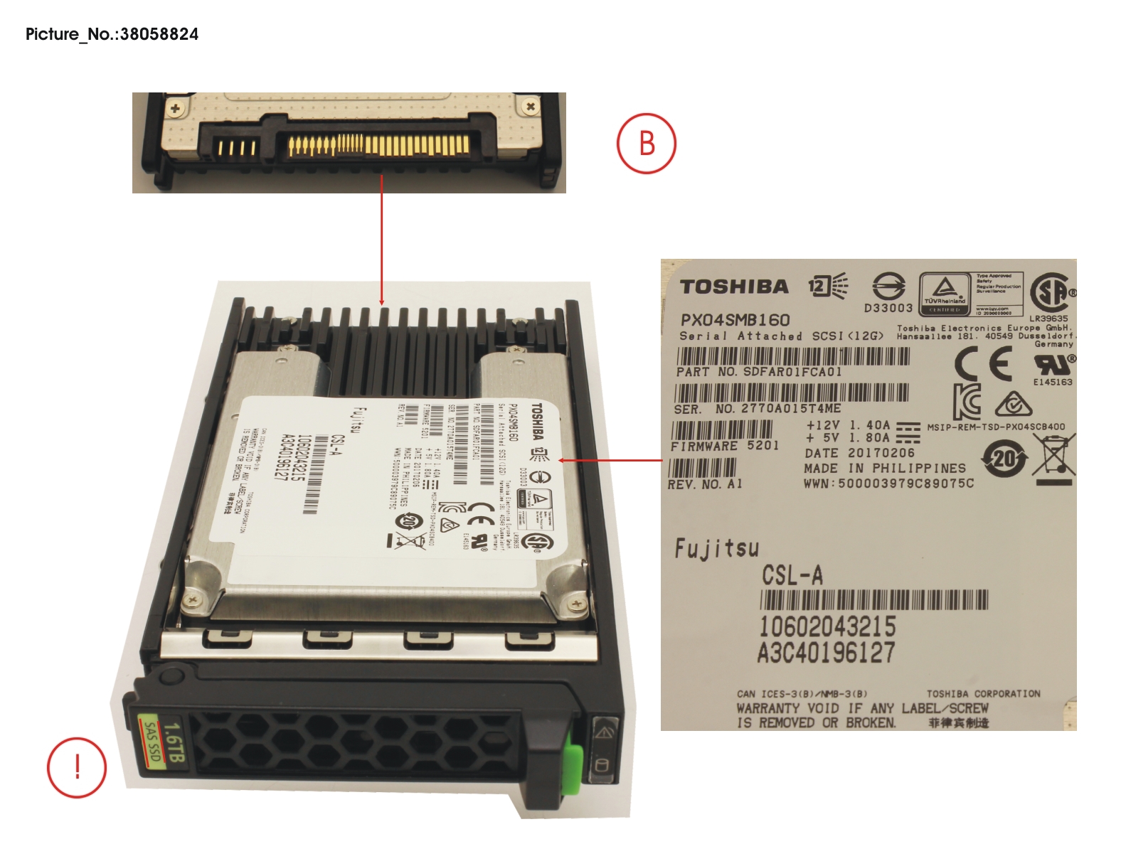 SSD SAS 12G 1.6TB WRITE-INT. 2.5 H-P EP