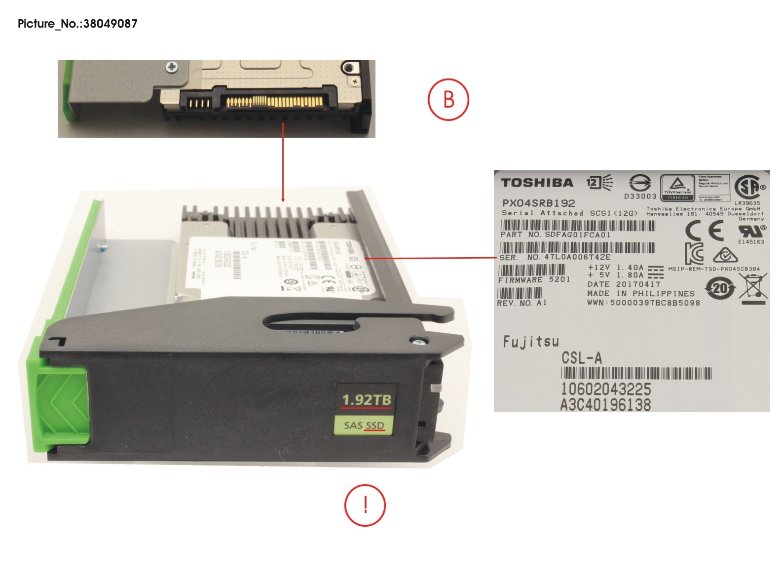 JX60 S2 MLC SSD 1.9TB 1DWPD SPARE