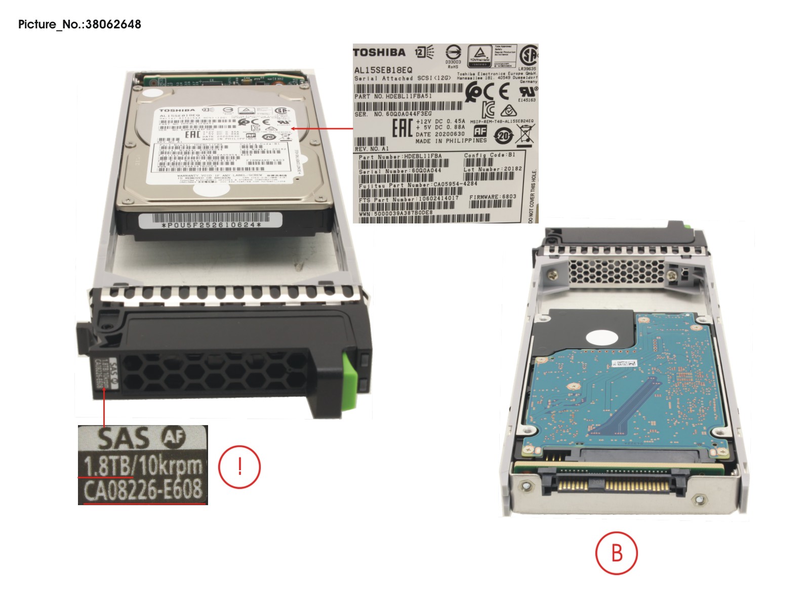 DX HD DRIVE 2.5 1.8TB 10K