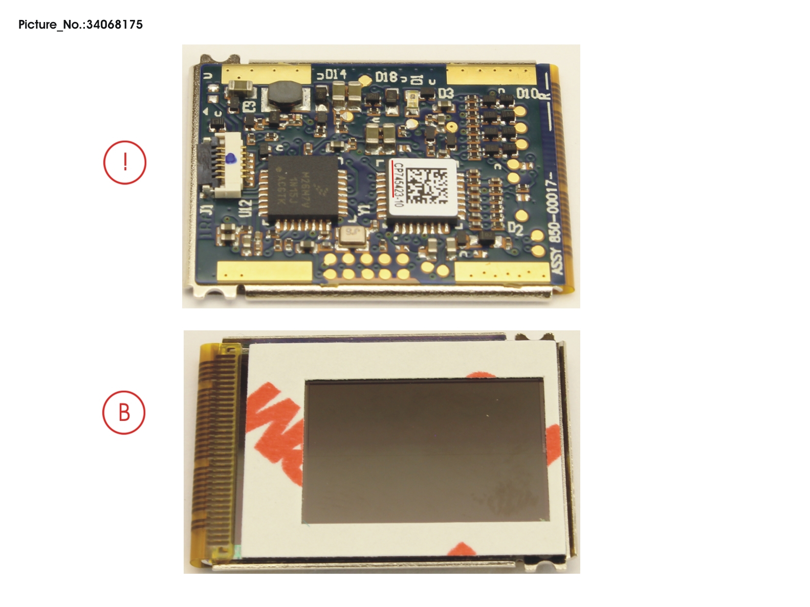 FUJITSU SUB BOARD, FINGERPRINT