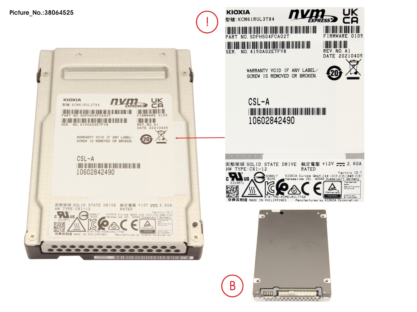 SSD PCIE4 SFF RI 3.84TB