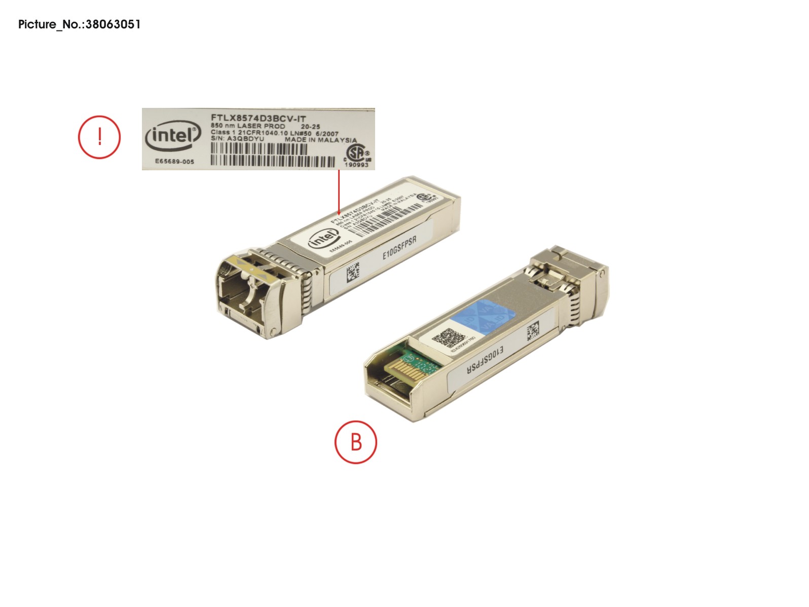 SFP+ TRANSCEIVER 10G/1G DUAL RATE SR