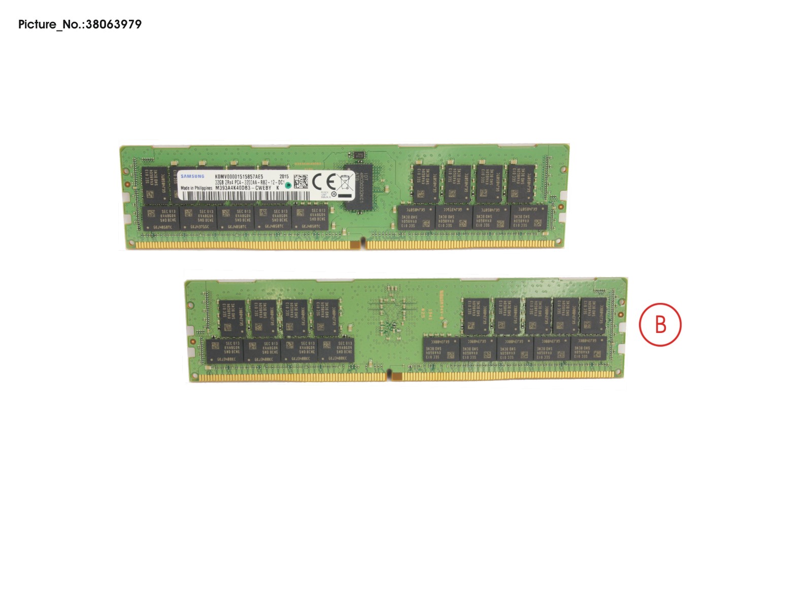 FUJITSU 32GB (1X32GB) 2RX4 DDR4-3200 R ECC