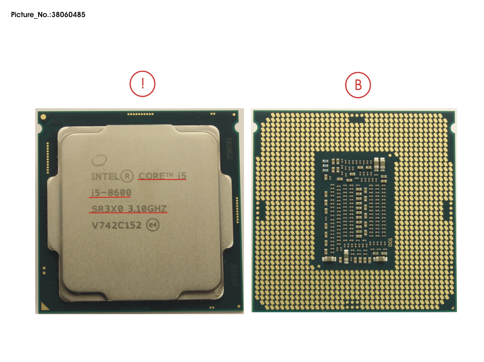 CPU CORE I5-8600 3.1GHZ 65W