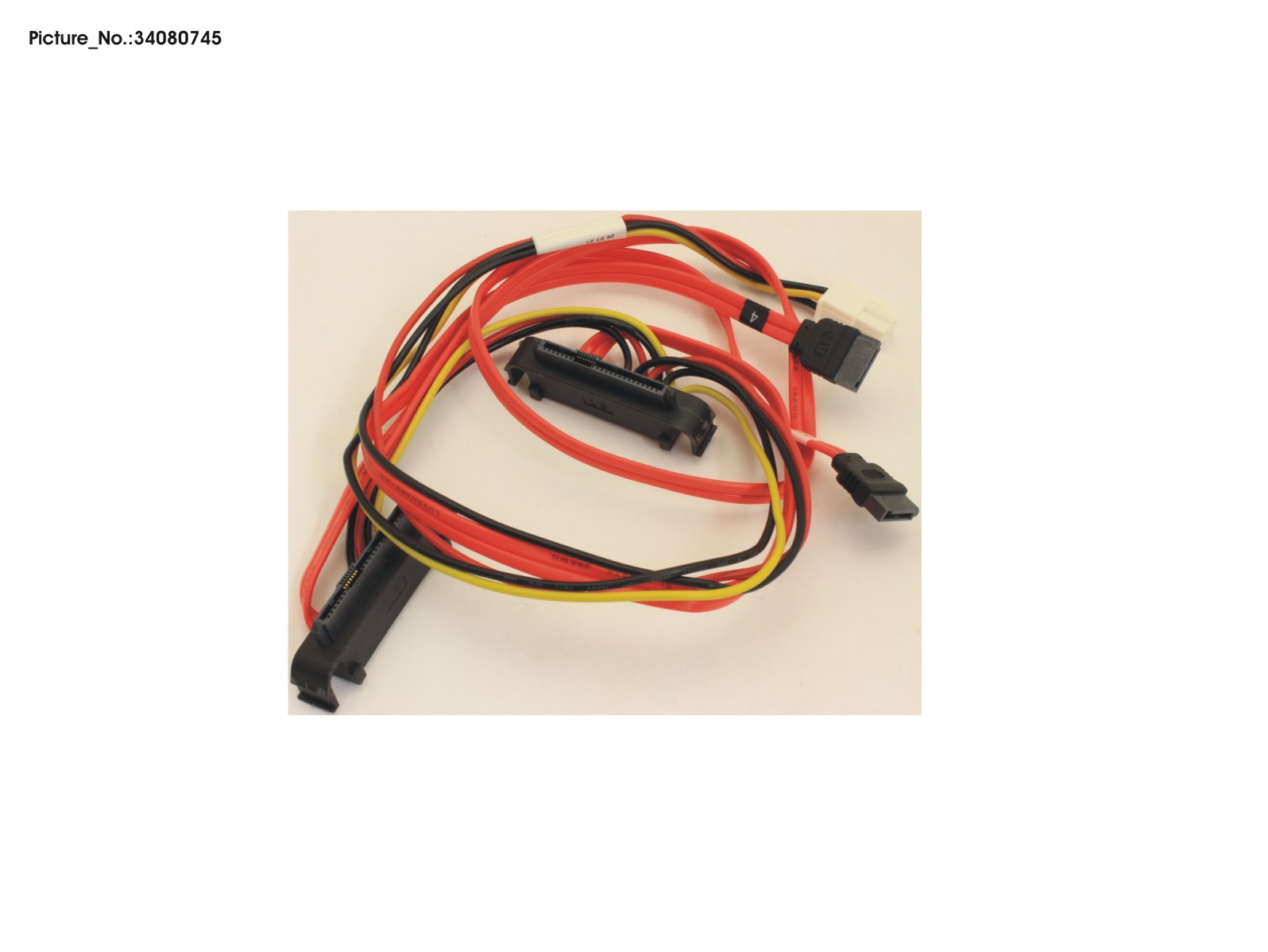 CABLE SATA+PWR 2HDD E CABLE SATA+PWR 2HDD E