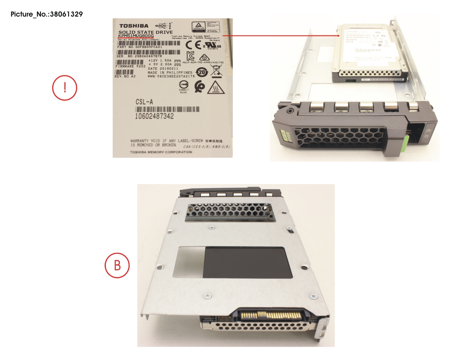 SSD SAS 12G 800GB WRITE-INT. 3.5 H-P EP