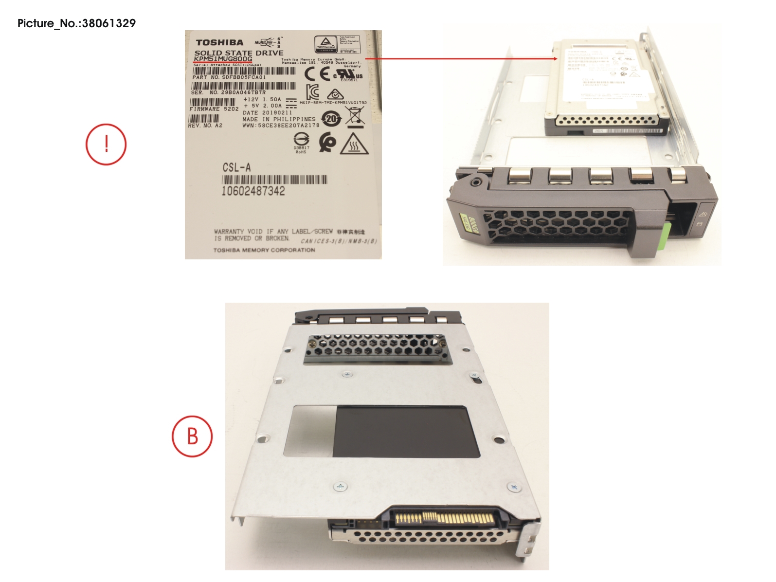 SSD SAS 12G 800GB WRITE-INT. 3.5 H-P EP