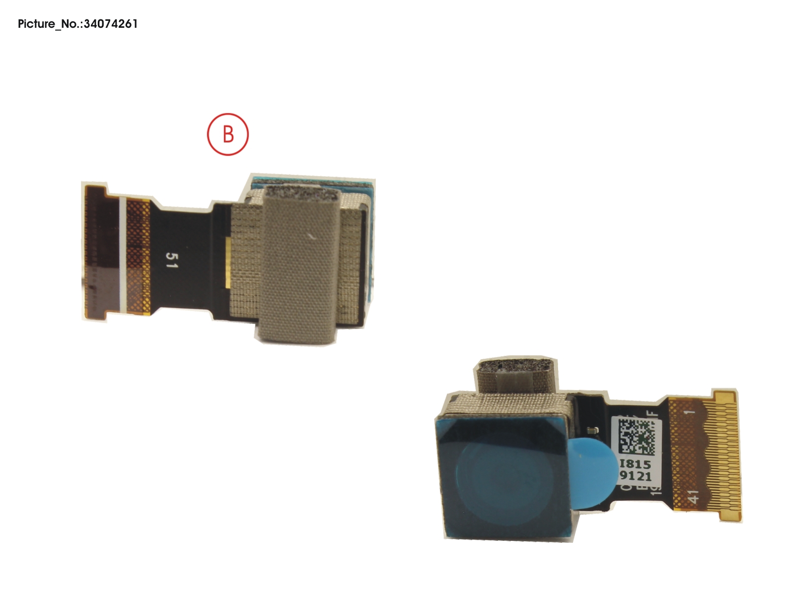 CAMERA MODULE (REAR) INCL. FPC