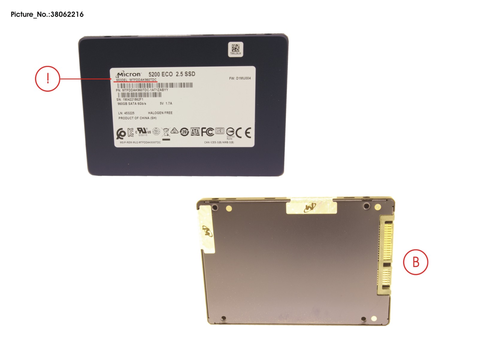 SSD S3 960GB 2.5 SATA