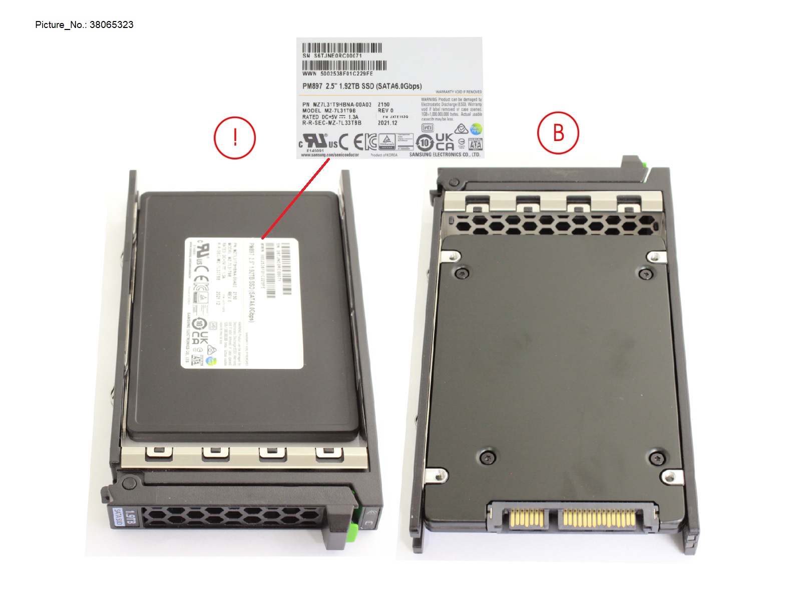 SSD SATA 6G 1.92TB MU SFF