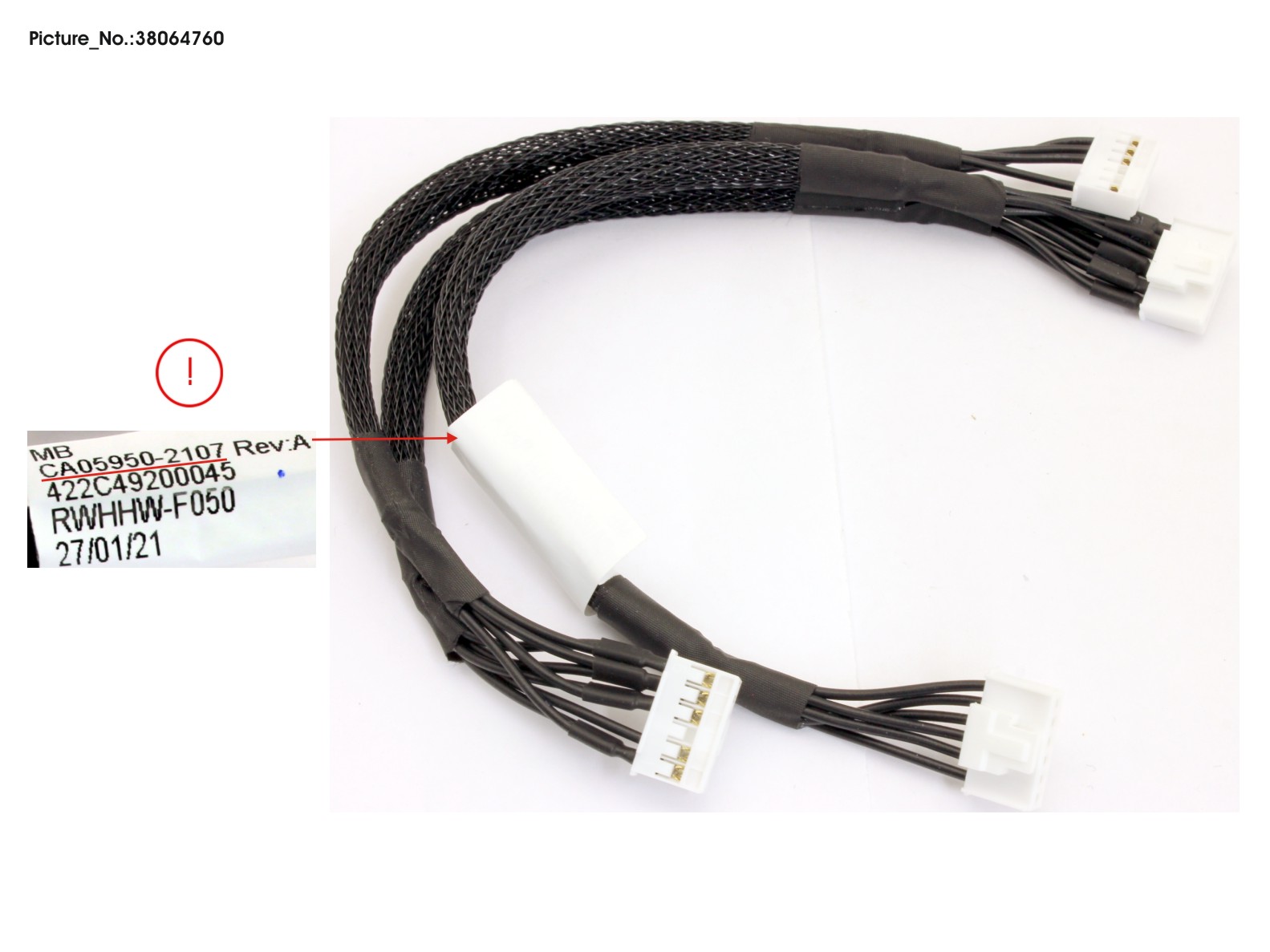 OOB 24X 2.5 MIX BP SIGNAL CABLE(MB TO 24