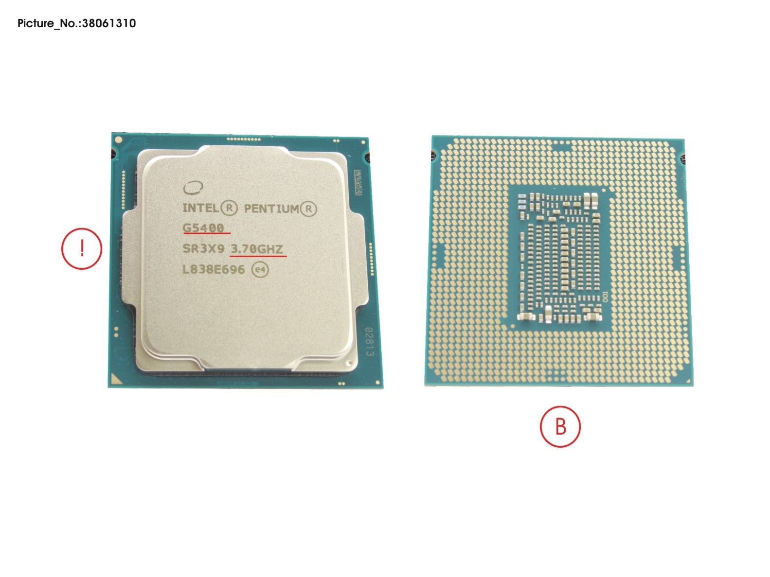 CPU PENTIUM I5 G5400 3.7GHZ 54W