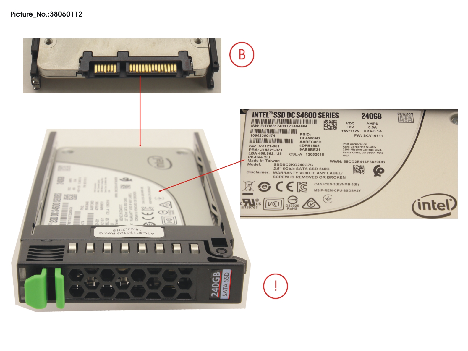 SSD SATA6G 240GB MIXED-USE 2.5 HP S4600