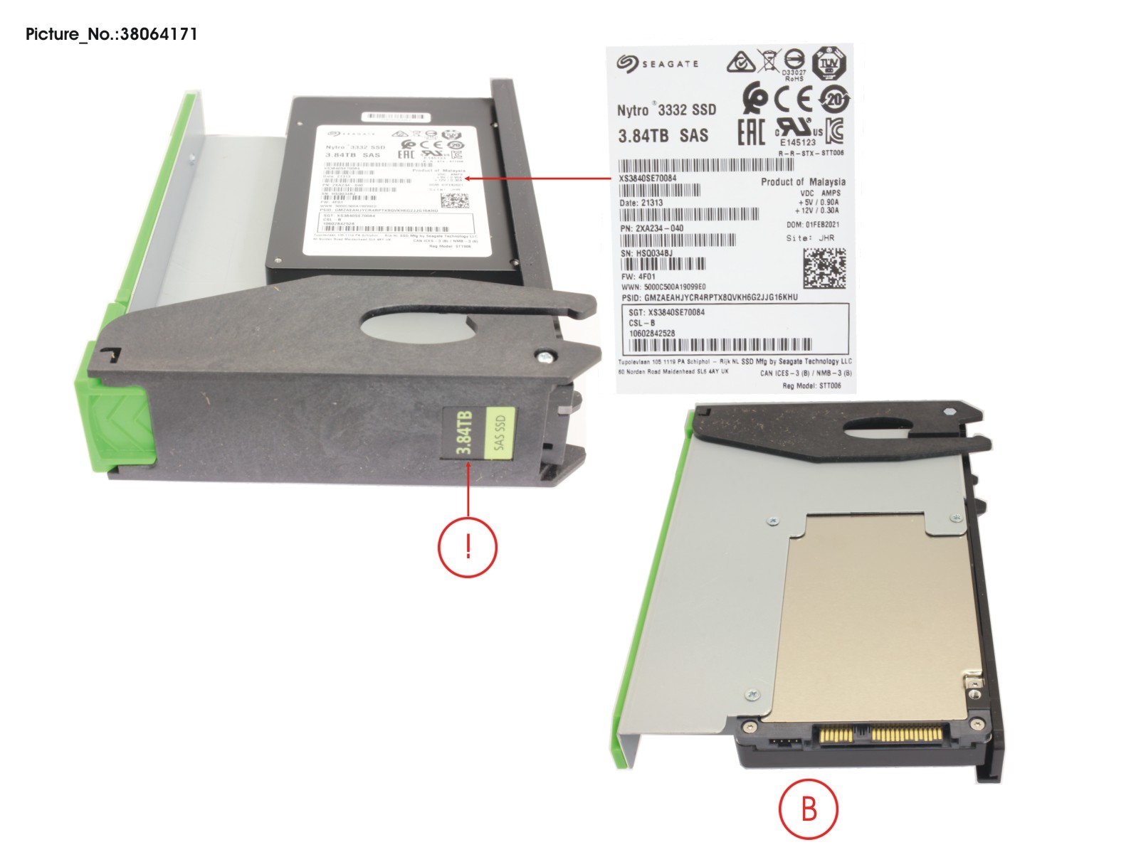 JX60 S2 TLC SSD 3.84TB RI