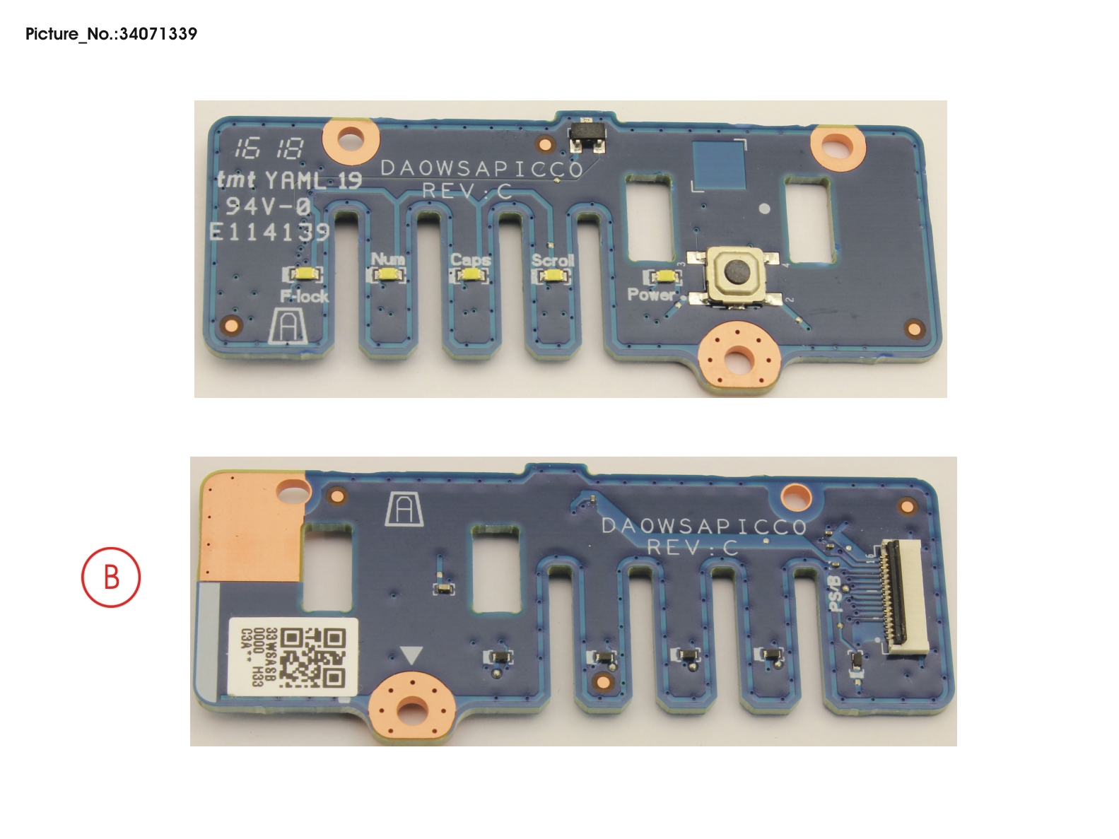 SUB BOARD, POWER SWITCH