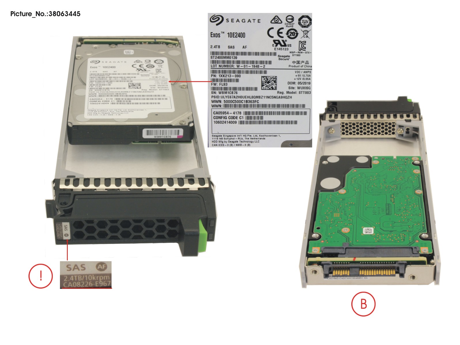 DX S3/S4 SED DRIVE 2.5 2.4TB 10K