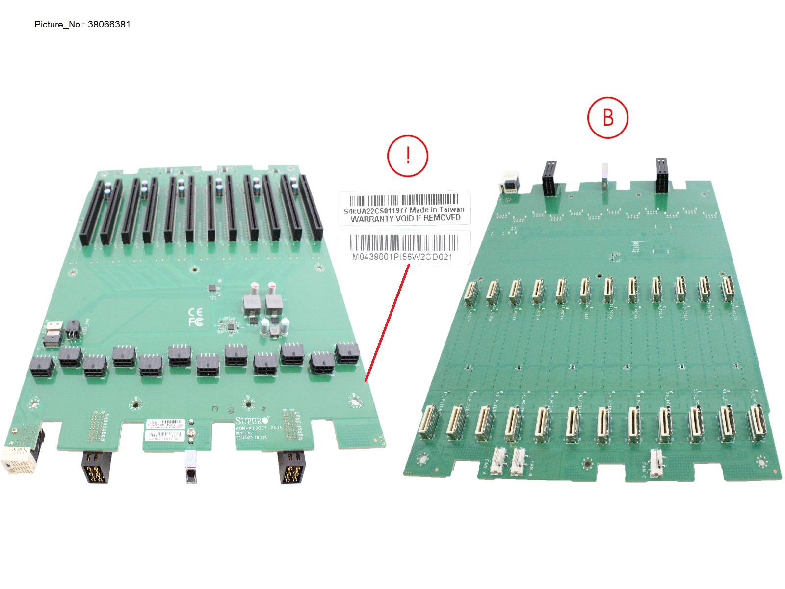 RX8770 M7 PCIE MODULE BOARD