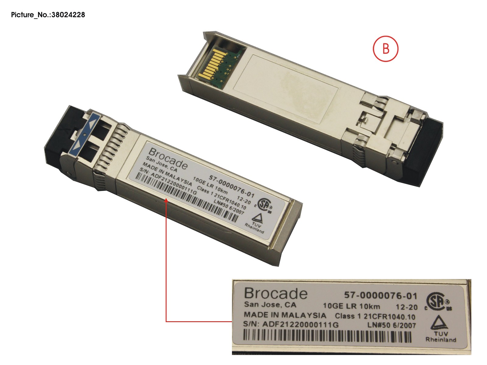 SFP+ SM 10GB LR FOR UP TO 10KM OVER SMF