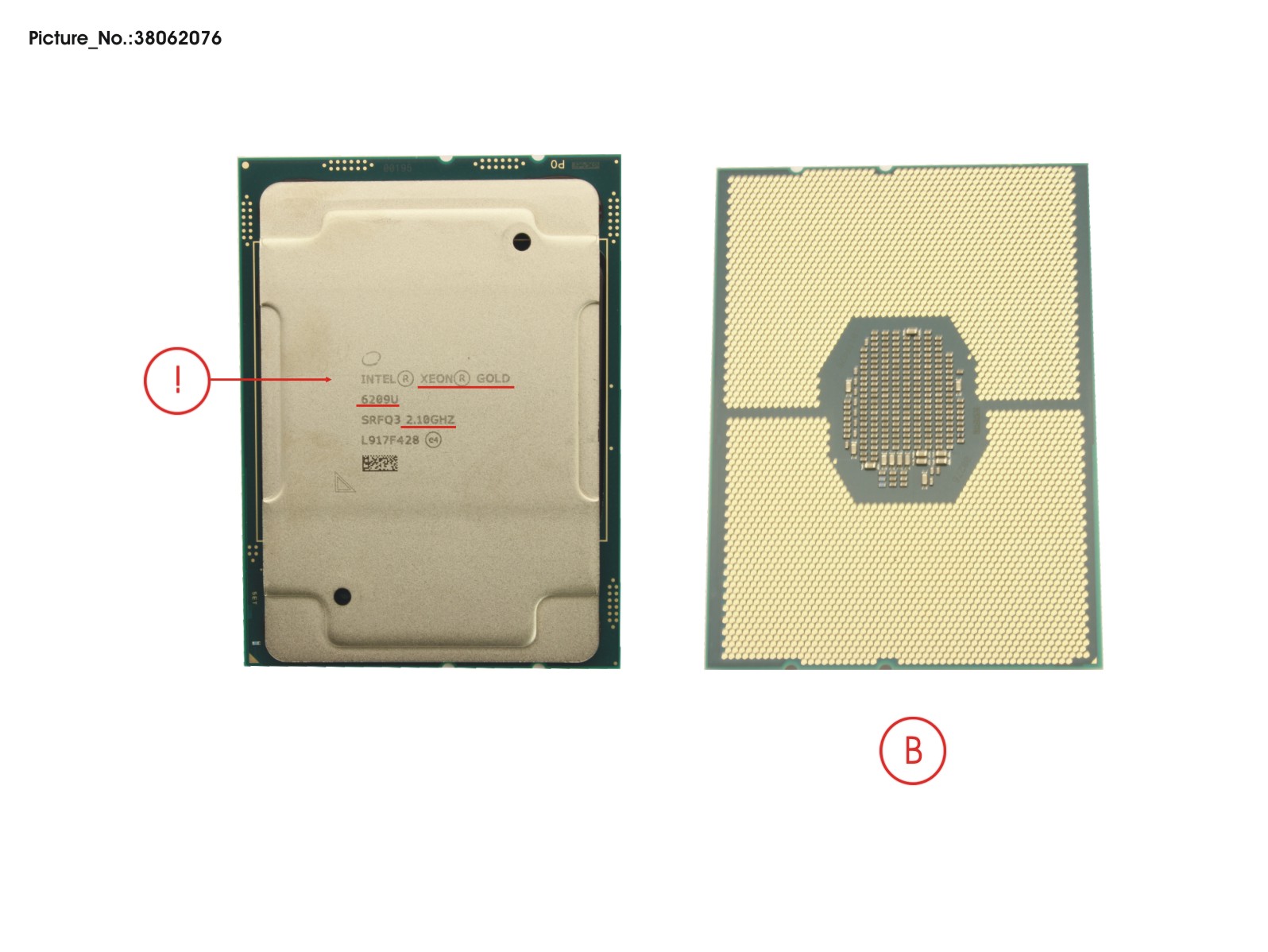 CPU INTEL XEON GOLD 6209U - 2100 125W