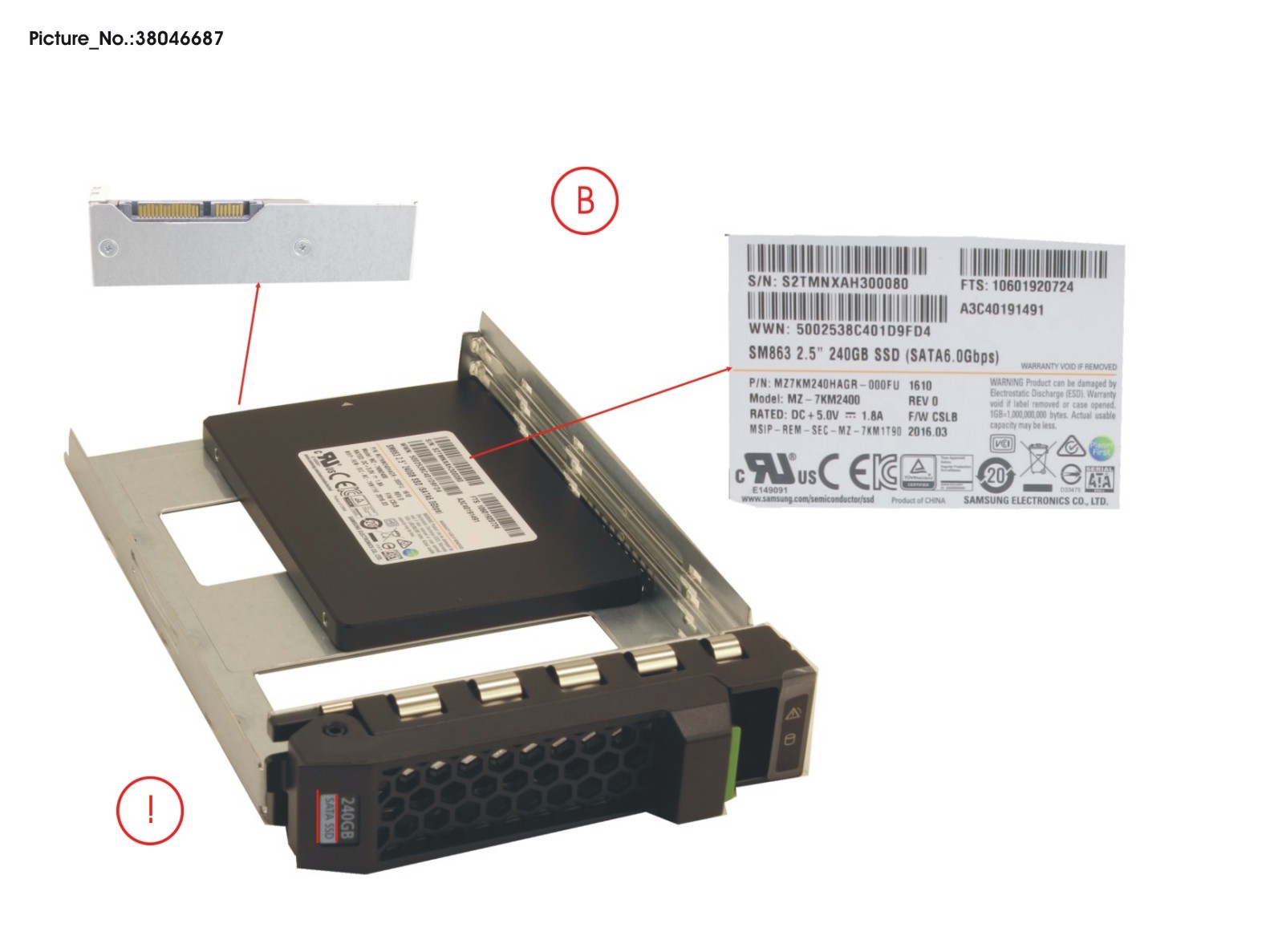 SSD SATA 6G 240GB MIXED-USE 3.5' H-P EP