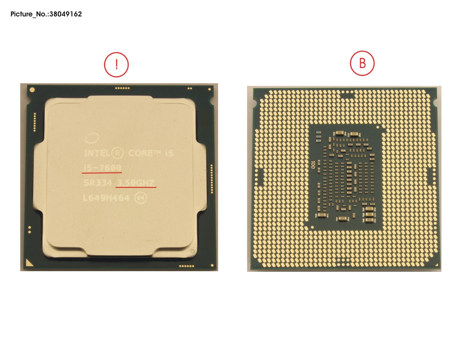 CPU CORE I5-7600 3.5GHZ 65W