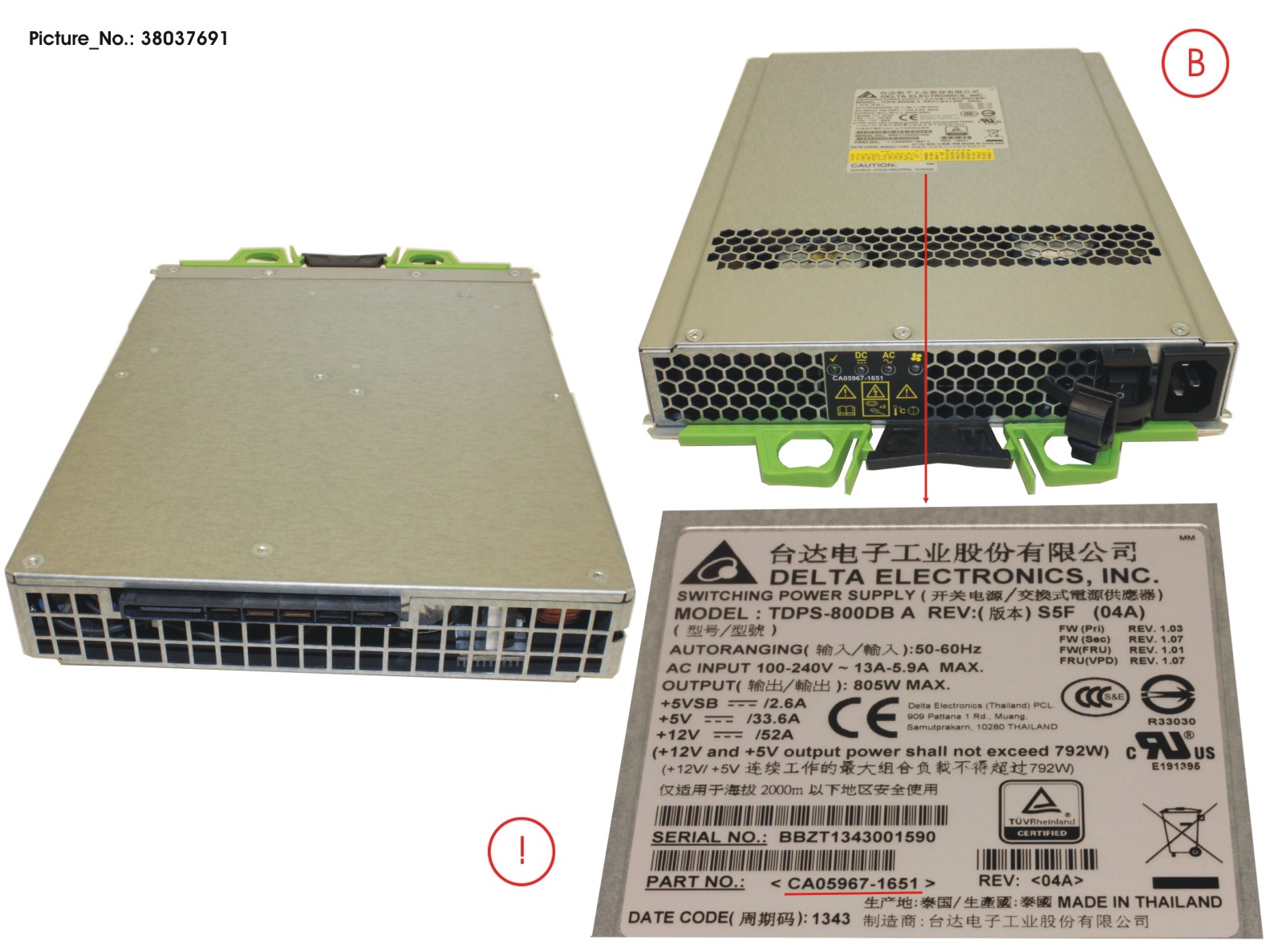 FUJITSU DX S3 Ac PSU fur 6,35/8,89cm 2,5/3,5Zoll  FUJITSU DX S3 Ac PSU fur 6,35/8,89cm 2,5/3,5Zoll