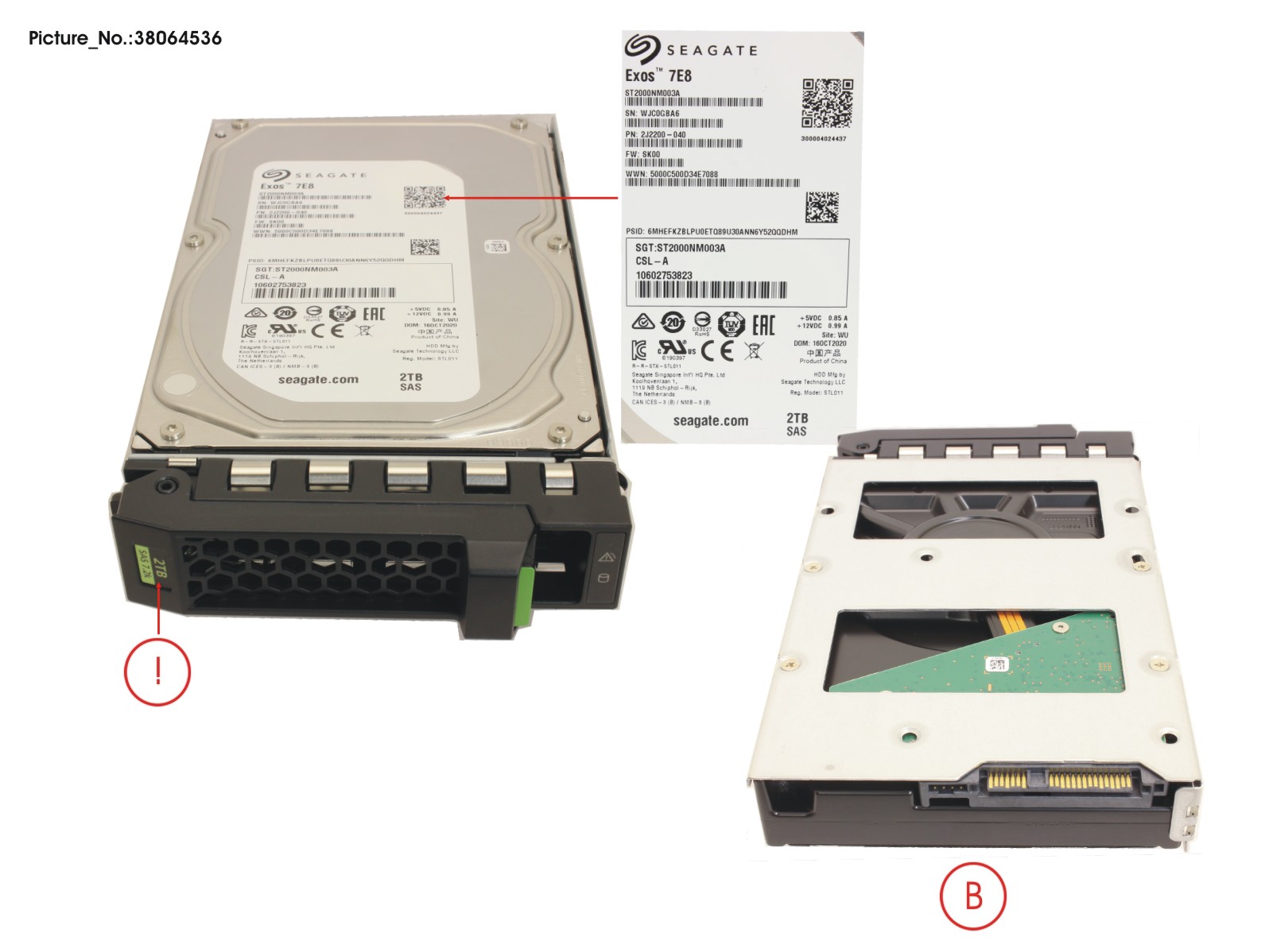 HD SAS 12G 2TB 7K2 512N HOT PL LFF BC