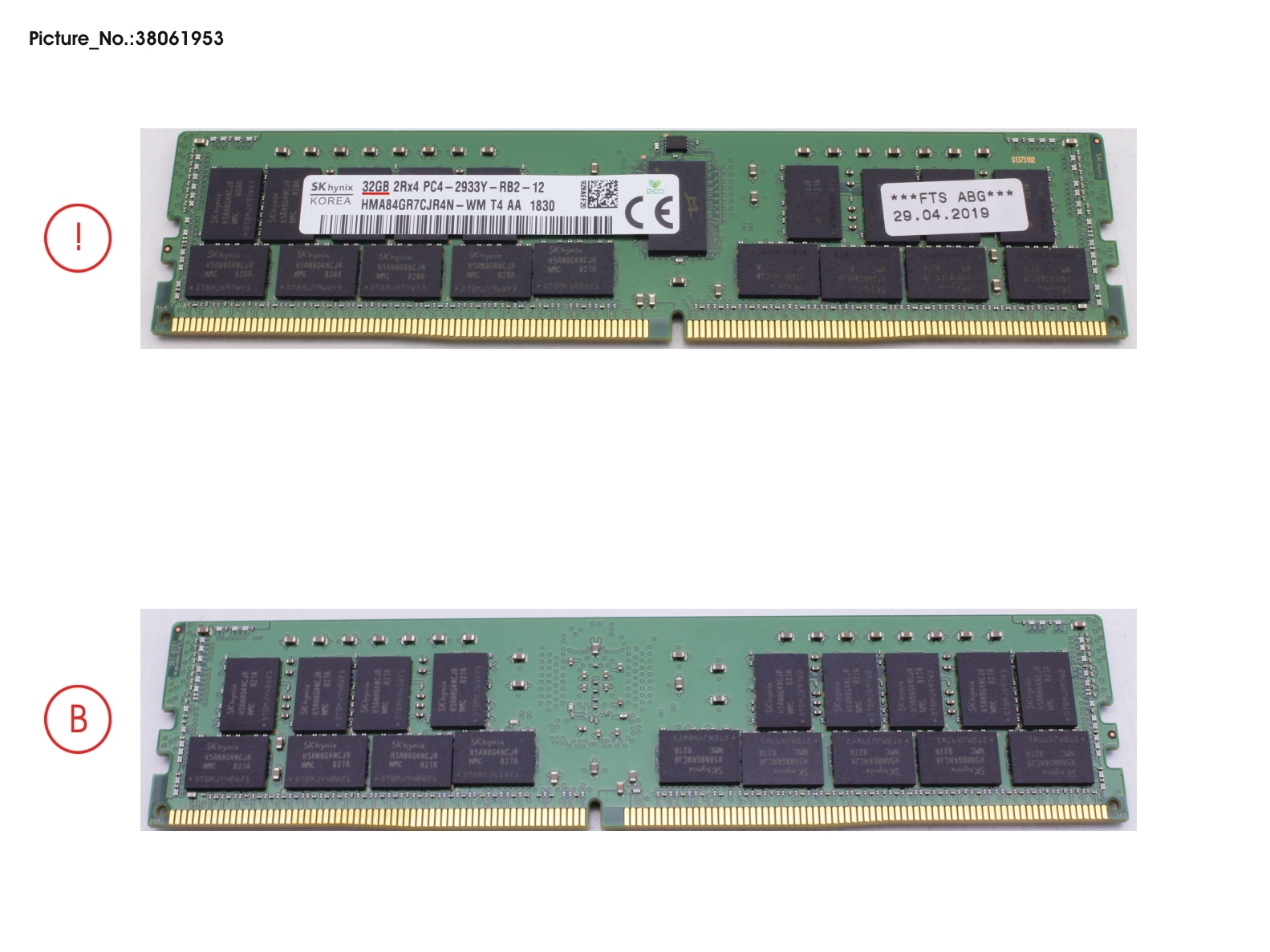 32GB (1X32GB) 2RX4 DDR4-2933 R ECC 32GB (1X32GB) 2RX4 DDR4-2933 R ECC