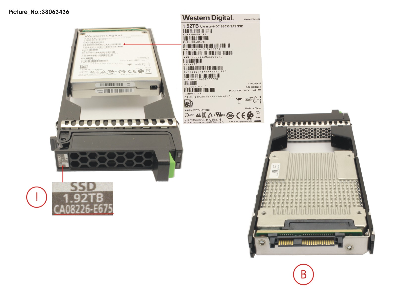 DX S3/S4 SED SSD 2.5 1.92TB DWPD1 12G