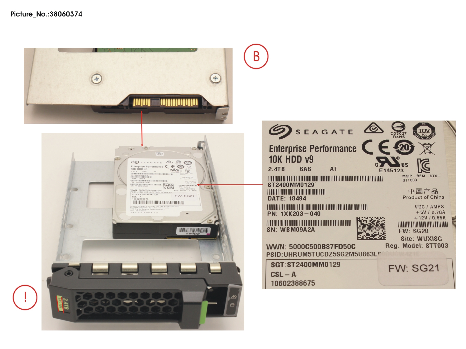 HD SAS 12G 2.4TB 10K 512E HOT PL 3.5 EP