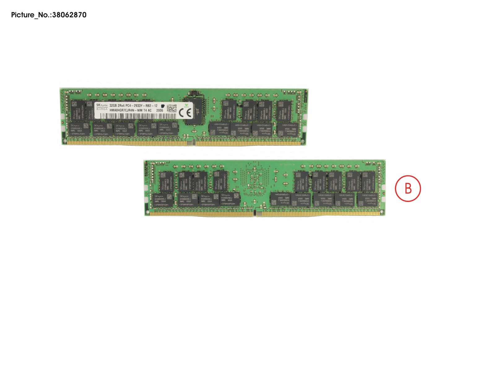 FUJITSU 32GB (1X32GB) 2RX4 DDR4-2933 R ECC