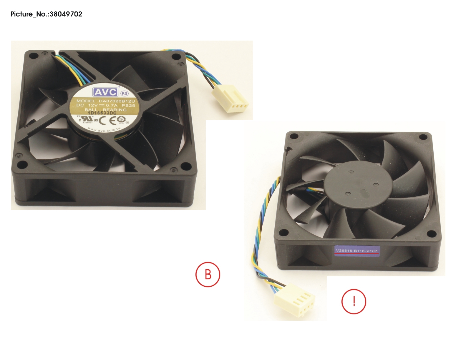 FUJITSU FAN 70X70X20