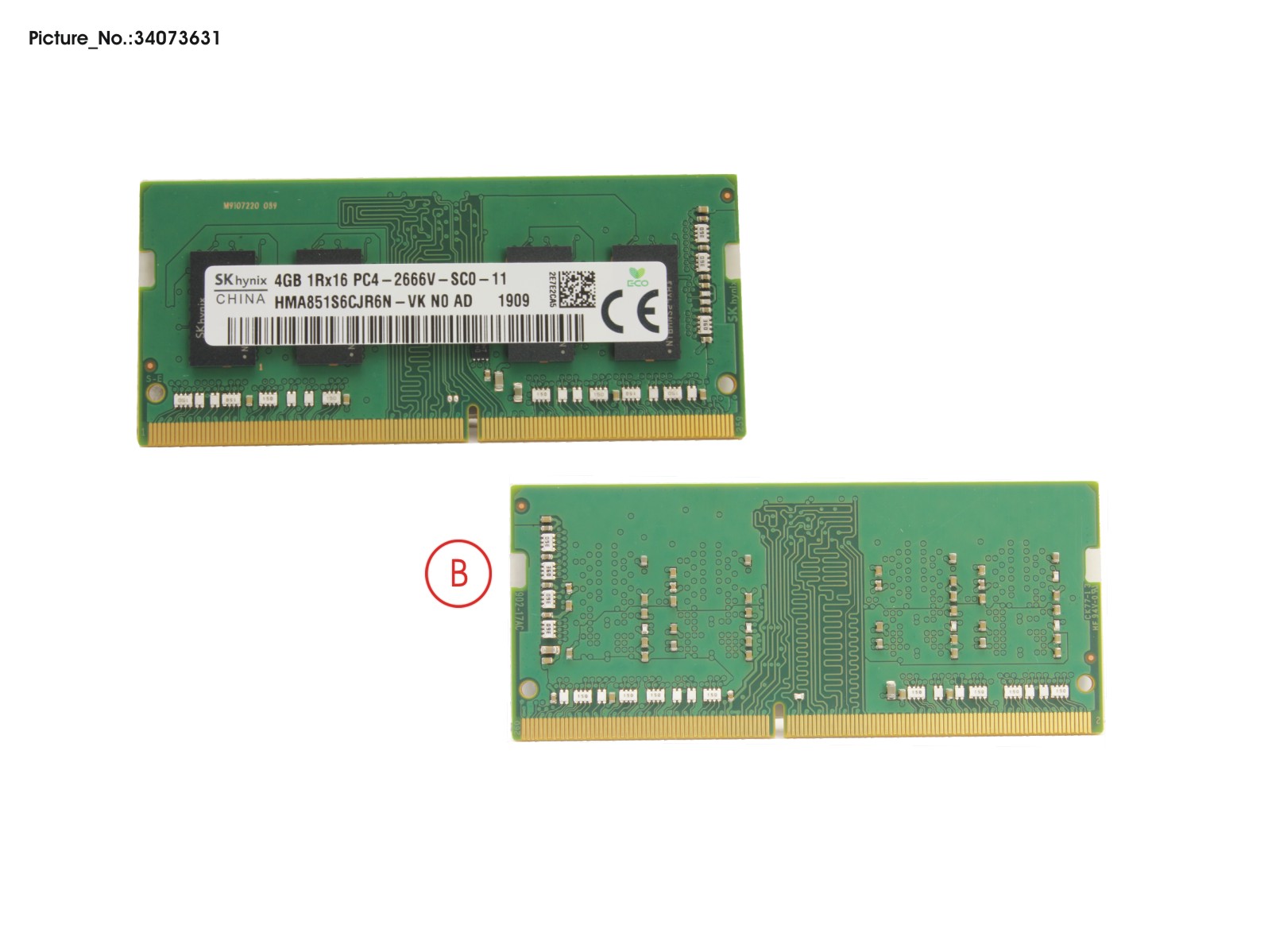 MEMORY 4GB DDR4