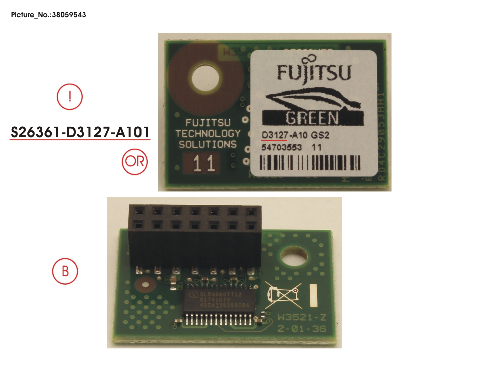 FUJITSU TPM MODULE 1.2