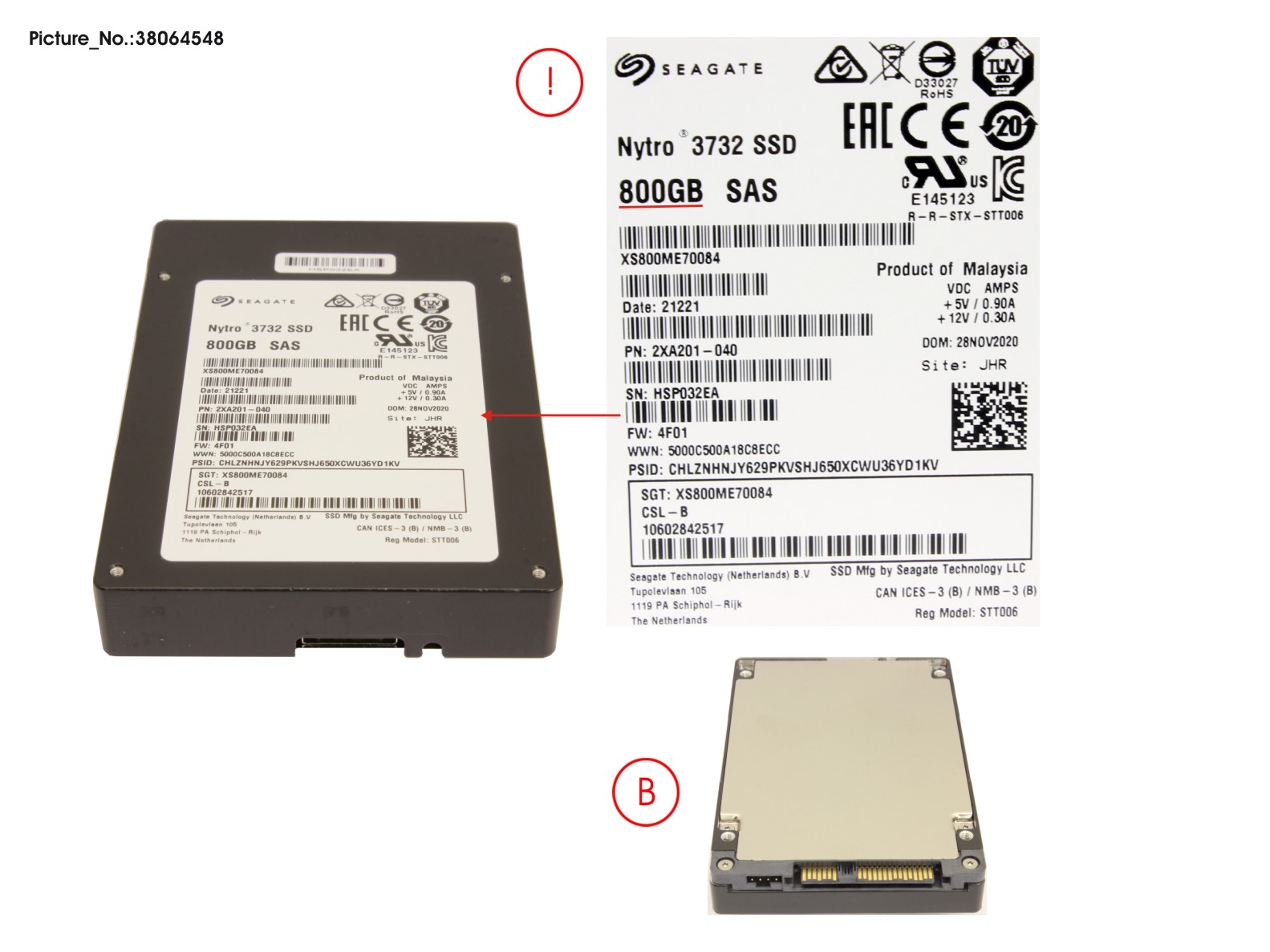 SSD SAS 12G WI 800GB