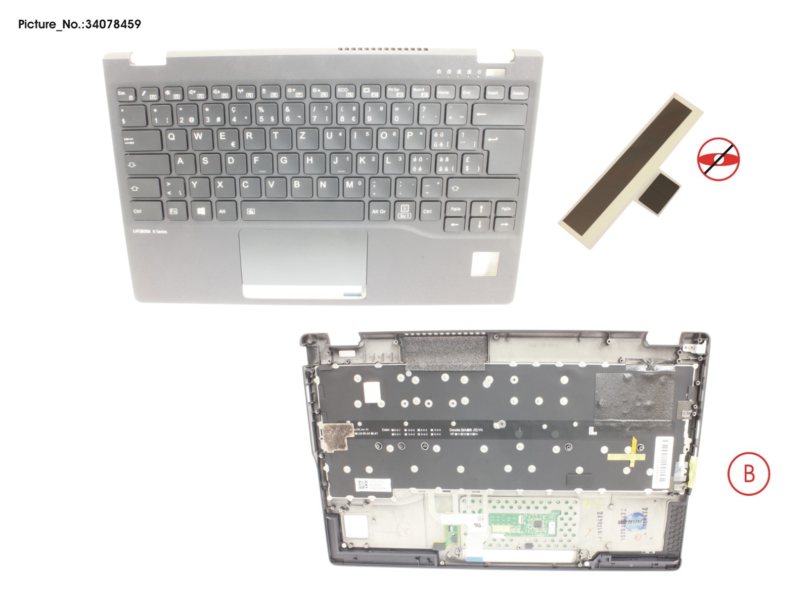 UPPER ASSY INCL. KB SWISS W/PV(TBT) UPPER ASSY INCL. KB SWISS W/PV(TBT)