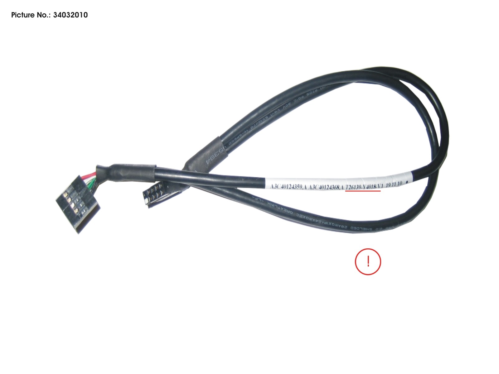 CABLE FRONT USB2.0