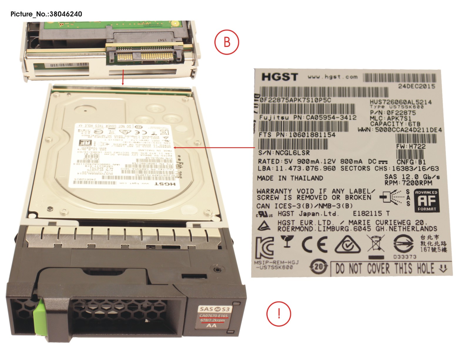 DX S3 HD NLSAS 6TB 7.2 3.5