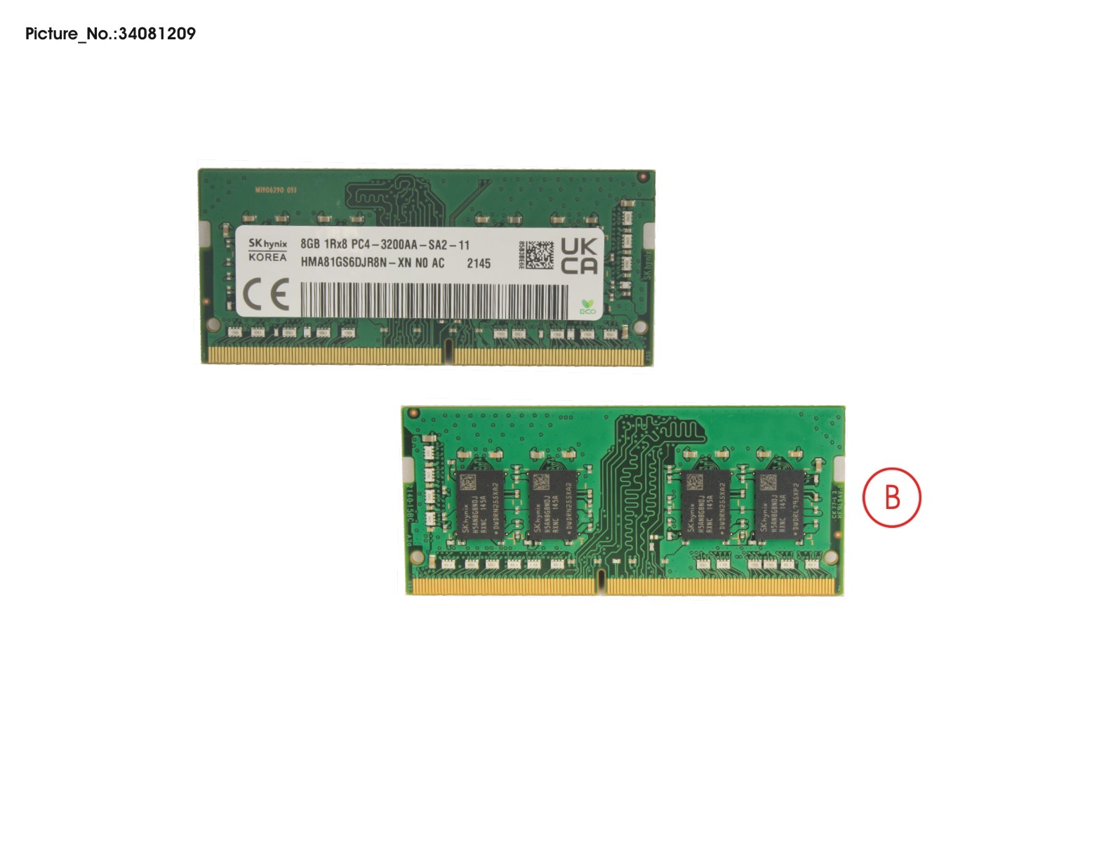 MEMORY 8GB DDR4-3200